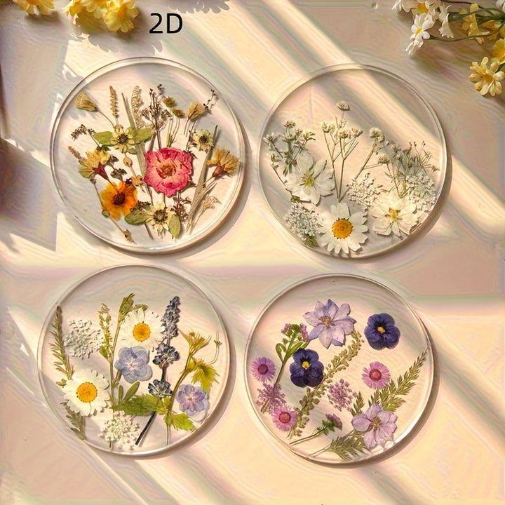 2D Plano, 2D Plano 4 Piezas Juego De Cojines De Acrílico, Cojines De Exteriores Estampados Coloridos, Decoración De Mesa De Regalo De Día De La Madre, Día De Cumpleaños, Diseño De Arte De Flores Silvestres, Patrón 2D Plano, Elección De Navidad, 2D Plano