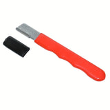 Afilador profesional de aluminio y acero cepillado con piedras de tungsteno, diamante y cerámica - Ideal para cuchillos de cocina y tijeras de jardín