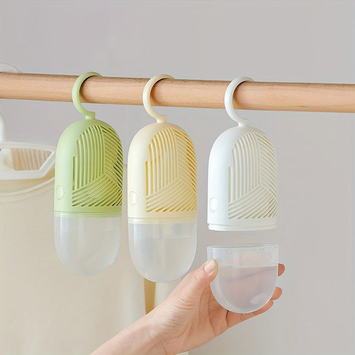 8pcs Cajas Absorbentes de Humedad Reutilizables para Colgar - Sin Necesidad de Electricidad, Solución Antimoho y a Prueba de Humedad de Alta Calidad para Armarios, Sótanos, Baños, Dormitorios - Diseño Duradero en Plástico, Control de Humedad para el Sóta