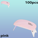 6 Bombillas LED | Secador de Uñas Plegable Mini con Diseño Ultra Delgado | Alimentación USB | Ideal para Manicura y Cuidado de los Pies en Casa | Regalo Perfecto para Cumpleaños/Halloween/Action de Gracias!