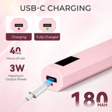 Lampara de uñas miniatura portátil recargable por USB - Diseño compacto y ligero, pantalla digital, compacta y viajera para manos y pies, cuidado de uñas de manos y pies, interfaz amigable, cuerpo de plástico duradero.