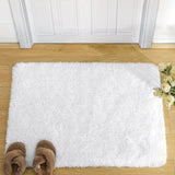 Alfombra peluda suave y acogedora: ideal para dormitorio, sala de estar o cualquier espacio interior - 60 cm x 40 cm