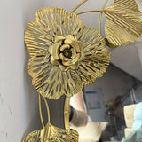 Nuevo estilo europeo moderno estilo personalidad dorado dormitorio sala de estar porche decoración de pared colgante espejo fondo pared hogar decoración suave