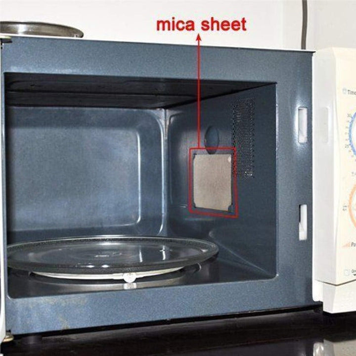 4 piezas de cubierta de guía de onda, lámina de mica, repuestos de microondas, 10 x 12 cm, para horno microondas universal
