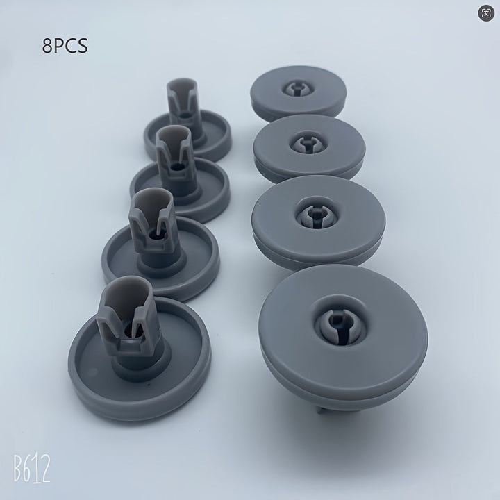 4/8pcs Rueda para Lavavajillas Debajo del Estante, Diámetro 40mm, Adecuado para DISHLEX ELECTROLUX IKEA AEG Favorite Privilege Zanussi, Tamaño: 40x29mm/1.57x1.14in