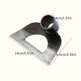 Hacha hueca de acero de manganeso de alta resistencia - Herramienta de desmalezamiento con punta gruesa y forma de corazón para la eficiente eliminación de malezas, hacha de jardín duradera y resistente a la herrumbre para jardineros y agricultores, ayud