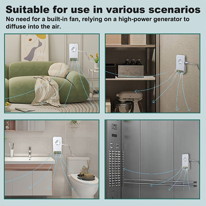 Purificador de Aire Inteligente Compacto con Indicador de Aire Limpio - Alimentado por USB, Eficiente y Seguro, Operación Multimodo para Hogar, Cocina, Baño, Áreas de Mascotas - Ideal para Cajas de Arena de Gatos y Casas de Perros