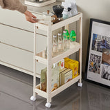 1 Unidad De Estante De Almacenamiento Estrecho Para Condimentos De Cocina, Carrito De Almacenamiento Para Huecos De Refrigerador, Estante De Almacenamiento Móvil Para Espacios Pequeños, Gabinete De Almacenamiento Móvil Para Dormitorio Y Baño, Organizació