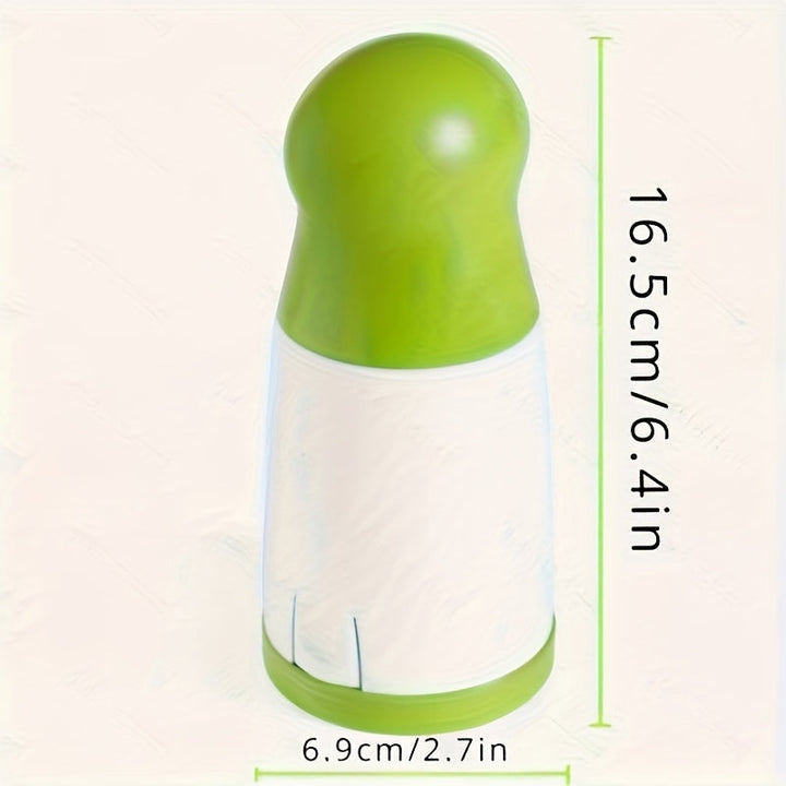 Utensilio de cocina redondo de ABS para picar cilantro y verduras - Ideal para cocinar en casa, restaurantes - Perfecto para foodies, no necesita baterías