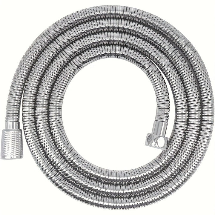 1pc Manguera de Ducha de Acero Inoxidable Resistente - Antiatascos y Anti-fugas con Conexión G1/2, Tubo Flexible a Alta Presión para Bañera, Lavado de Mascotas o Ducha - Fácil Instalación, Tubería Corrosiva para Uso Doméstico o Comercial, Accesorio Versá