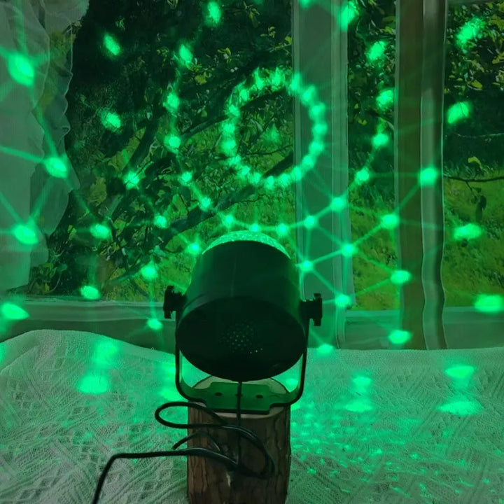 Luz de escenario LED portátil alimentada por USB con control remoto - Negro, iluminación ambiental para uso interior, material ABS, voltaje de funcionamiento de 5V, ideal para decoración de escenarios y habitaciones, iluminación de escenario | Luz LED mo