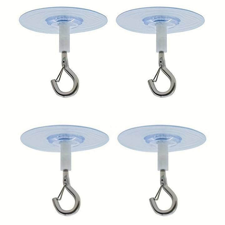 2 piezas/4 piezas/6 piezas/12 piezas, gancho de techo adhesivo no poroso, utilizado para colgar lámparas, plantas verdes y otros adornos, colgantes navideños, ganchos de Navidad, etc.