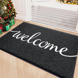 Tapete para entrada, alfombra exterior antideslizante, resistente y fácil de limpiar, ideal para interiores, exteriores, patios y áreas de alto tráfico