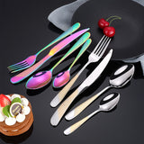 Juego de cubiertos de acero inoxidable con diseño de estrella, 24 piezas, incluye 6 cuchillos, 6 tenedores, 6 cucharas y 6 cucharitas, elegante diseño martillado, ideal para cenas familiares, fiestas, bodas o como regalo. Seguro para lavavajillas