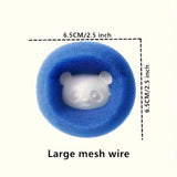 3/5/6 piezas de bolas de lavandería para eliminar el pelo de mascotas - Ahorro de tiempo y energía, reducción de arrugas, no necesita electricidad, poliéster duradero, ideal para prendas delicadas y lavados pesados, accesorios para la lavandería, diseño