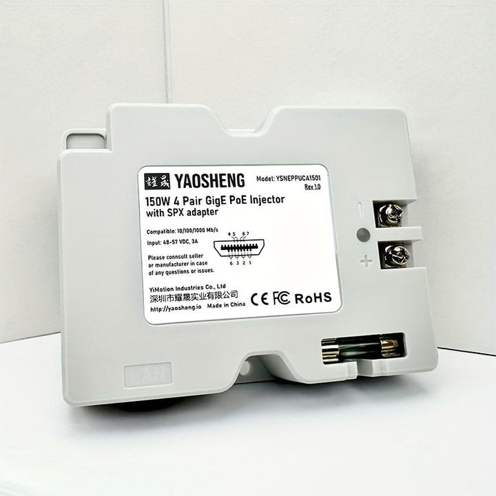YAOSHENG 2 en 1 Inyector PoE + Adaptador de cable SPX para Starlink Gen 2 / V2 - Permite el salto del router con función de protección, indicador LED y compatible con la mayoría de los routers.