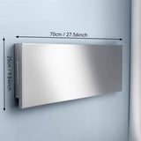 Estante de almacenamiento plegable de acero inoxidable - Instalación sin taladro, resistente a la oxidación y fácil de limpiar, organizador de cocina que ahorra espacio para especias, cubiertos, utensilios de cocina, diseño contemporáneo, organizadores y