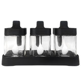 Set De Tres Especieros De Vidrio 4805704419