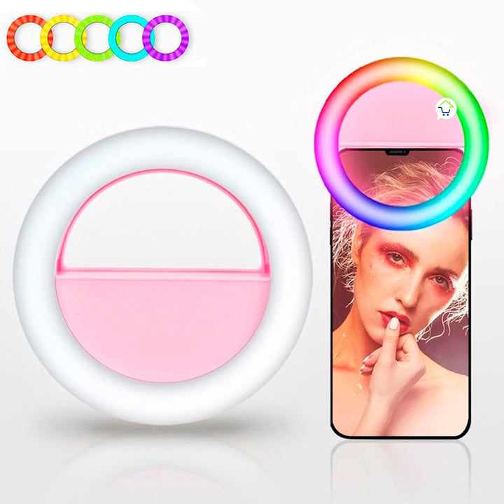 Mini Aro De Luz Led RGB Celular Portable Selfie RG01