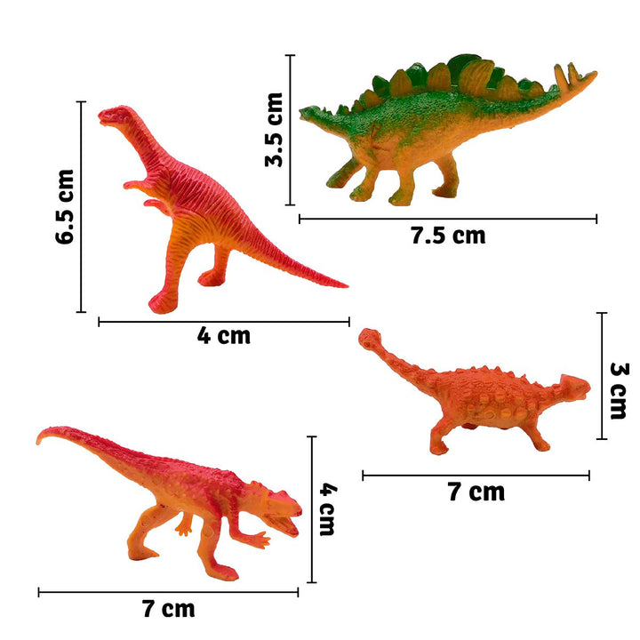 Set Figuras Dinosaurios X8 Juguete Didáctico Colección Niños GM1911-121
