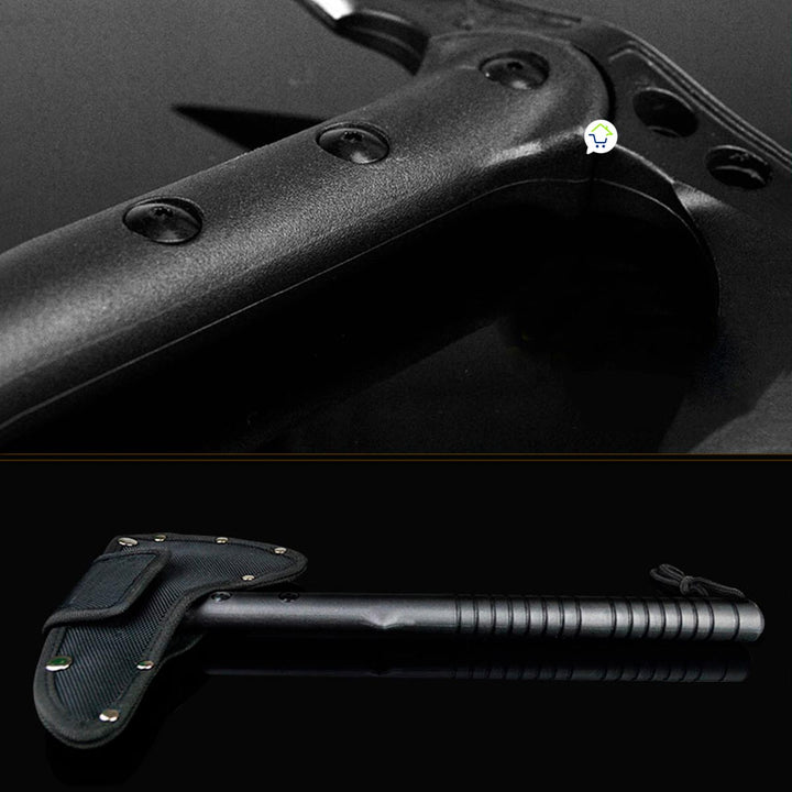 Hacha Táctica Camping Acero Inoxidable Resistente Funda FT001