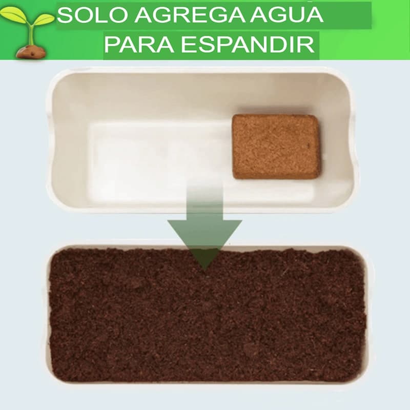 Pack estacas 6 Unds + 1 Fibra de Coco Orgánica para Plantas™