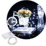 Luces Micro Led Decoración Luz Navidad Función Con Pila AE036