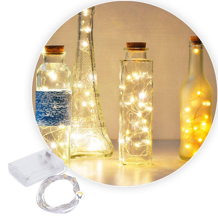 Luces Micro Led Decoración Luz Navidad Función Con Pila AE036