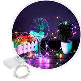 Luces Micro Led Decoración Luz Navidad Función Con Pila AE036