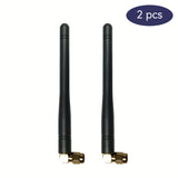 1/2/5pcs ETMY Antena Wi-Fi Externa Negra para Tarjetas de Internet - Conector SMA-M, Banda de 2.4GHz, Longitud de 11cm, Compatible con TP-Link AX200NGW, 8265AC, 7265AC, 9560AC, M.2 NGFF - Ideal para Router, Adaptador USB, Cámaras de Seguridad y Monitores