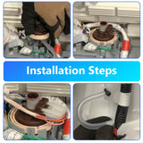 Interruptor y Sensor de Nivel de Agua para Lavadora 1x PFCKE DC96-01703C - Reemplazo Directo para PD00002248, 2705318, AP5581361, PS4217081, EAP4217081 - Compatible con WA400PJHDWR, WA40J3000AW, WA45K7600AW & Más - Fácil Instalación, No Necesita Batería,