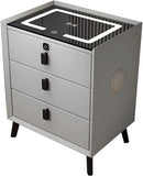 Mesa De Noche Inteligente Con Bonica Tres Cajones 4059