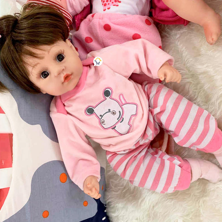 Muñeca Bebé Realista Didáctica peluche jirafa Sonidos Niñas JX277