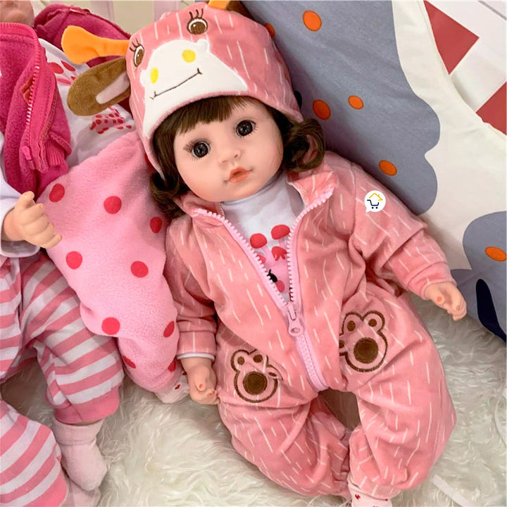 Muñeca Bebé Realista Didáctica peluche jirafa Sonidos Niñas JX277