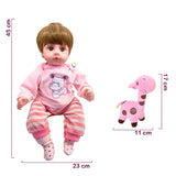Muñeca Bebé Realista Didáctica peluche jirafa Sonidos Niñas JX277