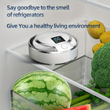 Presione y mantenga para encender la pantalla inteligente para un monitoreo preciso | Purificación duradera | Una máquina puede manejar todas las fuentes de olores en la casa