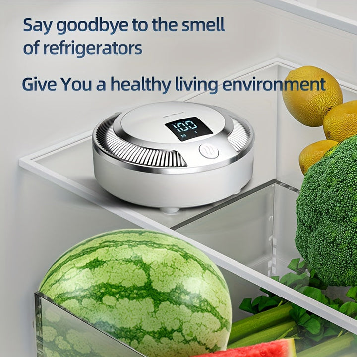 Presione y mantenga para encender la pantalla inteligente para un monitoreo preciso | Purificación duradera | Una máquina puede manejar todas las fuentes de olores en la casa