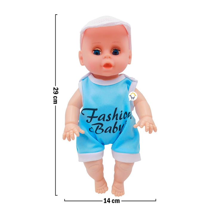 Muñeco Bebé Niño Hace Pipi y Sonidos Con Biberón D882BOY