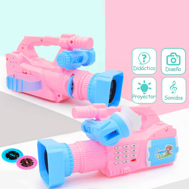 Video Cámara Proyector Didáctico Juguete Niños JYD172A1