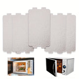 5pcs Placa De Mica Para Horno Microondas Hoja De Cubierta De Guía De Onda De Microondas Accesorio De Reparación De Reemplazo Para Horno Microondas De Cocina