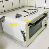 Cubierta De Polvo Para Microondas Domésticos, Paño De Polvo Para Horno Transpirable