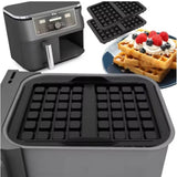 Moldes de waffle de silicona para hornear, para Ninja AF300EU, AF400EU, AF451EU, SL400EU, AF500DE y más accesorios para freidor de aire.