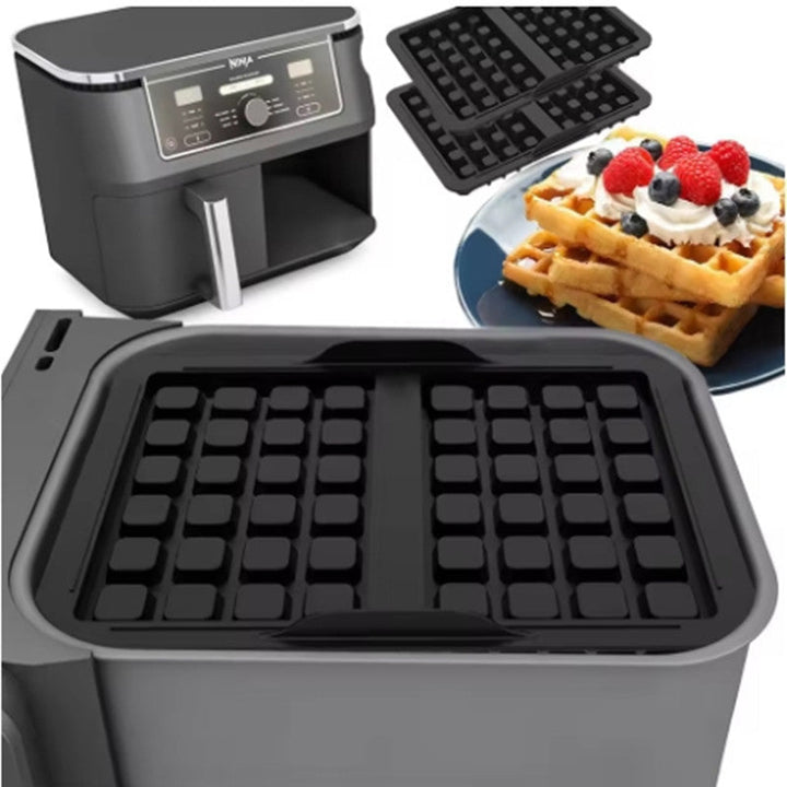 Moldes de waffle de silicona para hornear, para Ninja AF300EU, AF400EU, AF451EU, SL400EU, AF500DE y más accesorios para freidor de aire.