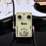 Pedal de Efecto Tremolo Estilo Vintage DOLAMO D13 con Controles de Intensidad y Velocidad, Diseño True Bypass para Guitarra Eléctrica