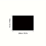 Alfombra suave y peluda, 200 cm x 78.7 pulgadas, 140 cm / 55.1 pulgadas, ideal para sala, dormitorio y uso en interiores, solo limpieza en seco, fabricada en poliéster