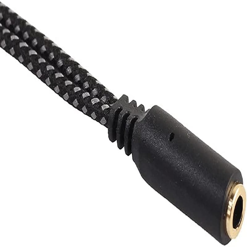 Adaptador de Audio para Microfono Macho-Hembra Marca TREQA