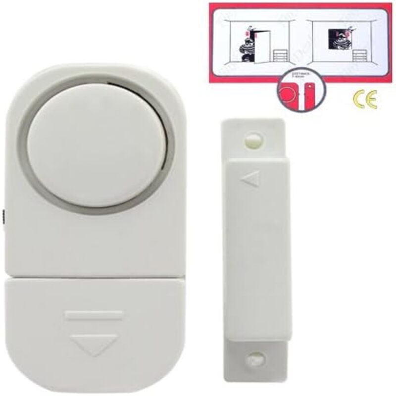 Alarma adhesiva con sensor para puerta