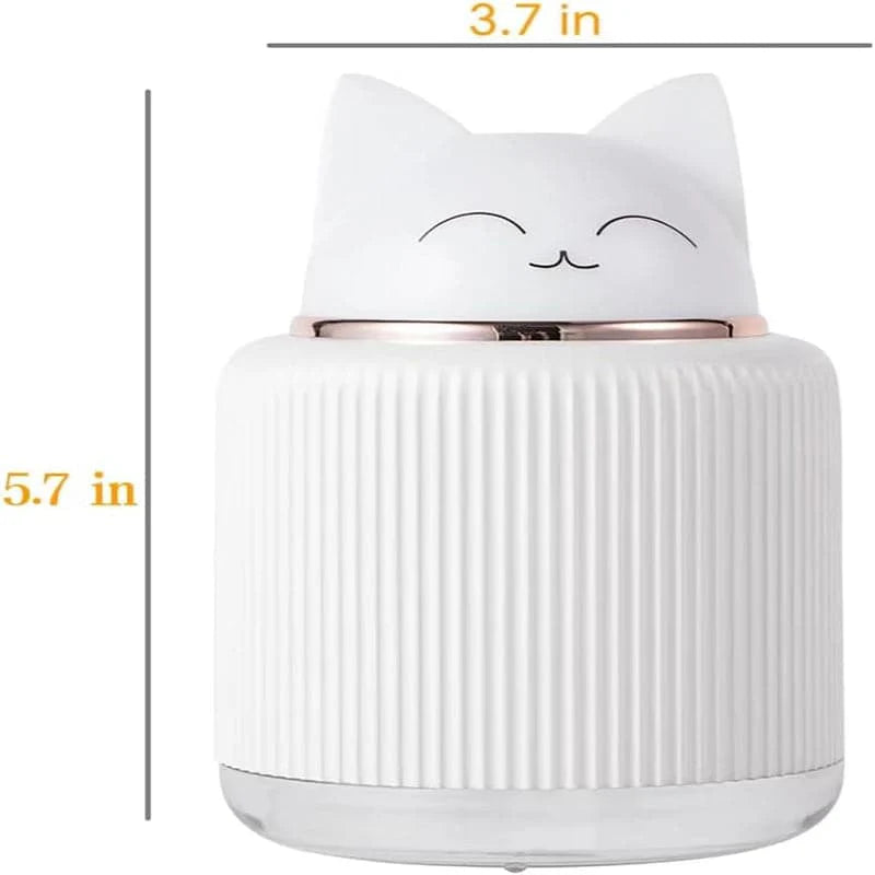 Mini Humidificador de Aire con Diseño de Gato