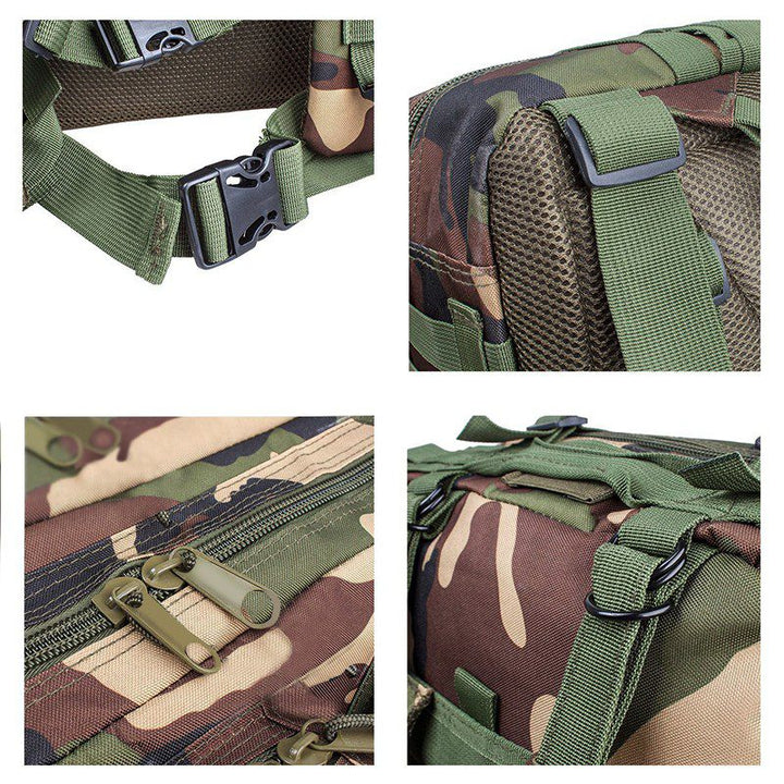 Morral Militar 36L Maletín Táctico Asalto Camuflado Impermeable Ref. 3P