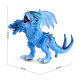 Dragón Electrónico Con Sonidos Luces Movimiento Rf 3313